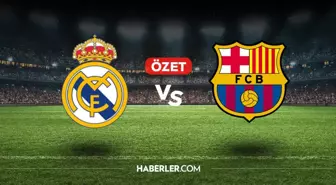 Real Madrid Barcelona maç özeti ve golleri izle! (VİDEO) Real Madrid Barcelona geniş özeti! Golleri kim attı, maç kaç kaç bitti?