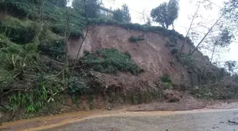 Rize'de Sağanak Heyelana Neden Oldu