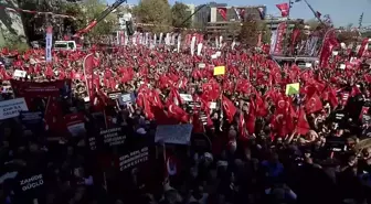 CHP'in Teröre ve Şiddete Karşı Yaşam Hakkı Mitingi... Özgür Özel: 'Bu Milleti Koruyamayanlar, Emanete İhanet Edenlerdir.