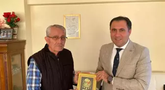 İl Müdürü Türkoğlu, Kıbrıs Gazisi Durak'ı ziyaret etti