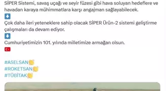 Çelik Kubbe'nin Caydırıcı Gücü Siper Ürün-1 Sistemi Envantere Girdi