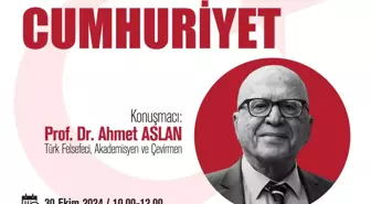 Prof. Dr. Ahmet Aslan, Cumhuriyetin 101. Yılı Özel Buluşmasında Konuşacak