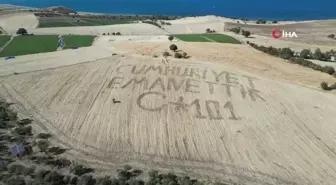 Ayvacık'ta Köylülerden Anlamlı 29 Ekim Videosu