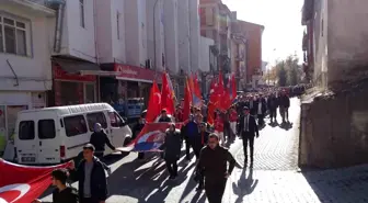 Hisarcık'ta Cumhuriyet Yürüyüşü