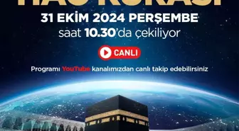 2025 yılı hac kurası yarın çekiliyor