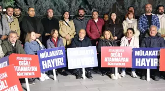 CHP Öğretmen Atamalarında Mülakatlara Dikkat Çekmek İçin Eylem Düzenledi