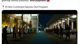 Emine Erdoğan'dan '29 Ekim Özel Programı' paylaşımı