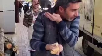 Elazığ'da Karga, Her Gün Aynı Saatte Fırının Önünde Besleniyor