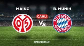 Mainz Bayern Münih maçı CANLI izle! (ŞİFRESİZ) Mainz Bayern Münih maçı hangi kanalda, canlı yayın nerede ve nasıl izlenir?