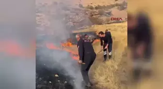 Mardin'de Kırsalda Çıkan Örtü Yangını Kontrol Altına Alındı