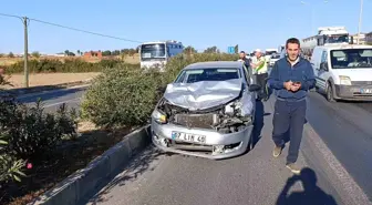 Antalya Manavgat'ta zincirleme trafik kazası: 3 yaralı