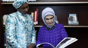 Emine Erdoğan, Senegal Cumhurbaşkanının eşi Marie Khone Fay ile bir araya geldi