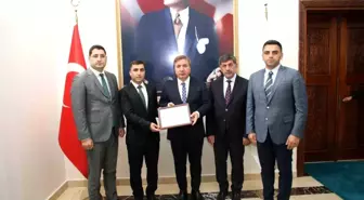 Vali Aydoğdu, Kaymakam Adayı Saka'yı Kabul Etti