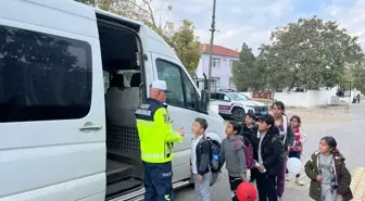 Edirne'de Okul Servisleri Denetlendi