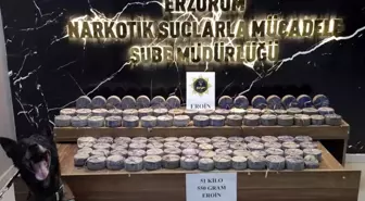 Erzurum'da 51 Kilogram Eroin Ele Geçirildi