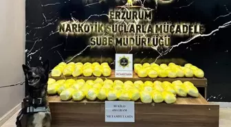 Erzurum'da Uyuşturucu Operasyonu: 80 Kilo Metamfetamin Ele Geçirildi