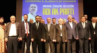 AK Parti Vezirköprü 8. Olağan İlçe Kongresi Gerçekleştirildi