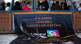 Kapadokya'da Sıcak Hava Balonlarıyla Lösemili Çocuklar İçin Farkındalık Etkinliği