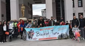 Boyabat'ta 'Cumhuriyet İçin Pedal Çeviriyoruz' Bisiklet Turu Düzenlendi