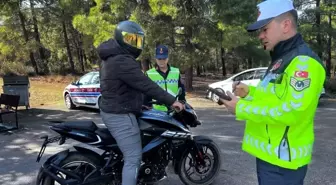 Aydın'da 'Kaskımla Güvendeyim' Denetimi Gerçekleştirildi