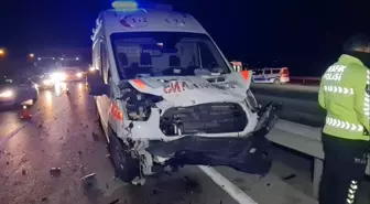 Kırıkkale'de Ambulans ve Otomobil Kazası: 1 Ölü, 5 Yaralı