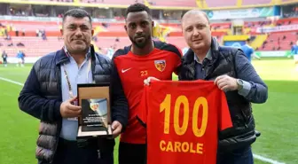 Lionel Carole, Kayserispor'da 100. Maçını Oynadı