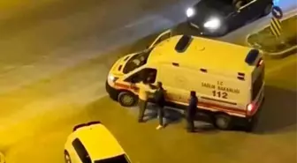 Adana'da Ambulansa Saldırı Anbean Kaydedildi