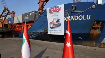 Lübnan İçin Hemen Şimdi Yardım Seferberliği: İnsani Yardım Gemisi Beyrut'a Ulaştı