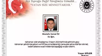 Su Altı Savunma Komutanlığı'nda Şehit Deniz Teğmen