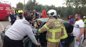 Erdek'te Trafik Kazası: İki Yaralı