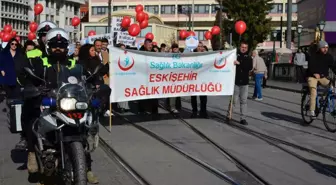 Eskişehir'de Organ Bağışı Haftası İçin Farkındalık Yürüyüşü Düzenlendi