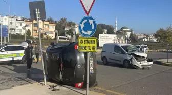 Sakarya'da Trafik Kazası: 1 Yaralı