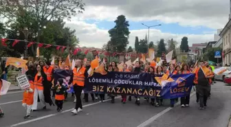 Tekirdağ'da Lösemili Çocuklar Haftası Yürüyüşü Düzenlendi