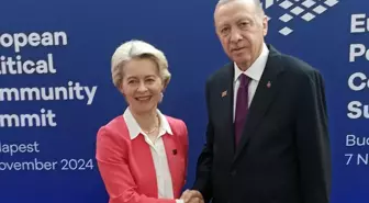 Cumhurbaşkanı Erdoğan, AB Komisyonu Başkanı Ursula von der Leyen ile görüştü