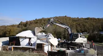 İSKİ, Kabakoz Havzası'ndaki Kaçak Yapıları Kaldırdı