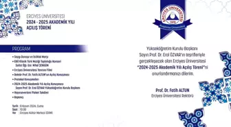 YÖK Başkanı Prof. Dr. Erol Özvar, Erciyes Üniversitesi'ni Ziyaret Edecek