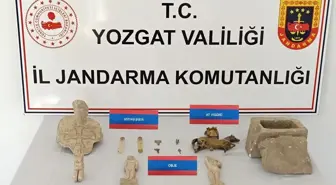 Yozgat'ta Kaçak Tarihi Eser Operasyonu: 12 Parça Ele Geçirildi