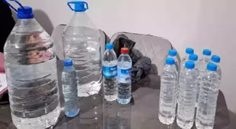 Amasya'da Kaçak İçki Operasyonu: 10 Litre Etil Alkol Ele Geçirildi