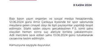 Ankara'da Spor Salonunda İşlenen Cinayet: Faili Yakalandı