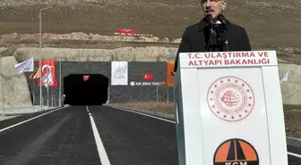 Bakan Uraloğlu, Aşık Şenlik Tüneli ve Bağlantı Yolu Açılış Töreni'nde konuştu Açıklaması