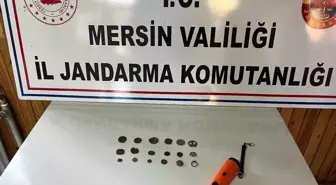 Mersin'de Tarihi Eser Operasyonu: 14 Bizans, 2 Roma Sikkesi ve Yüzük Ele Geçirildi