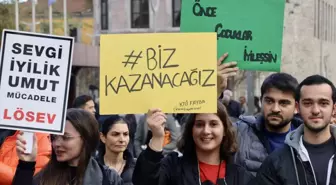 Trabzon'da lösemi farkındalığı kapsamında yürüyüş düzenlendi