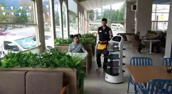 Karabük'te Kafe Robot Servis Hizmeti Başlattı