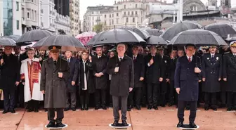 Atatürk, Ebediyete İntikalinin 86. Yılında Taksim'de Anıldı