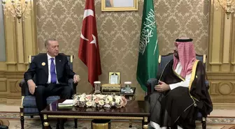 Cumhurbaşkanı Erdoğan, Suudi Arabistan Veliaht Prensi bin Selman ile görüştü