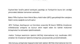 Türkiye, Ceyhan'dan İsrail'e Petrol Sevkiyatını Reddetti