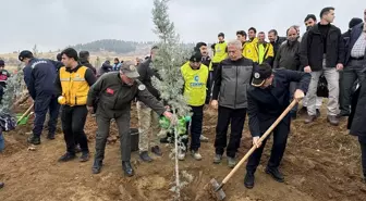 Gaziantep ve çevre illerde fidanlar toprakla buluşturuldu