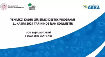 GEKA, 2024 Yenilikçi Kadın Girişimci Destek Programı'nı Duyurdu