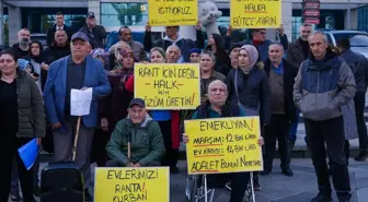 Mamak'ta Kentsel Dönüşüm Mağdurları Protesto Düzenledi