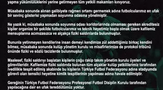 Kocaelispor'a Sakaryaspor Maçında Fiziki Saldırı